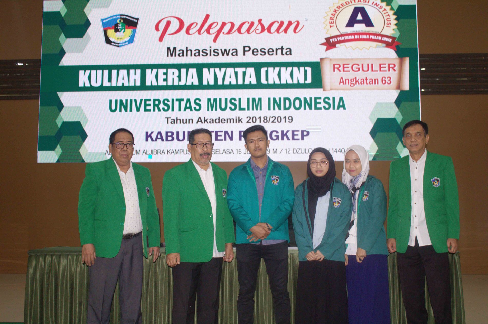 PELEPASAN MAHASISWA KKN UMI ANGKATAN 63