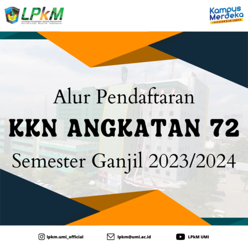 Alur Pendaftaran KKN UMI Angkatan 72
