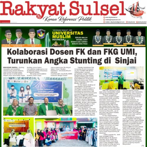 Kolaborasi Dosen FK dan FKG UMI, Turunkan Angka Stunting di Sinjai