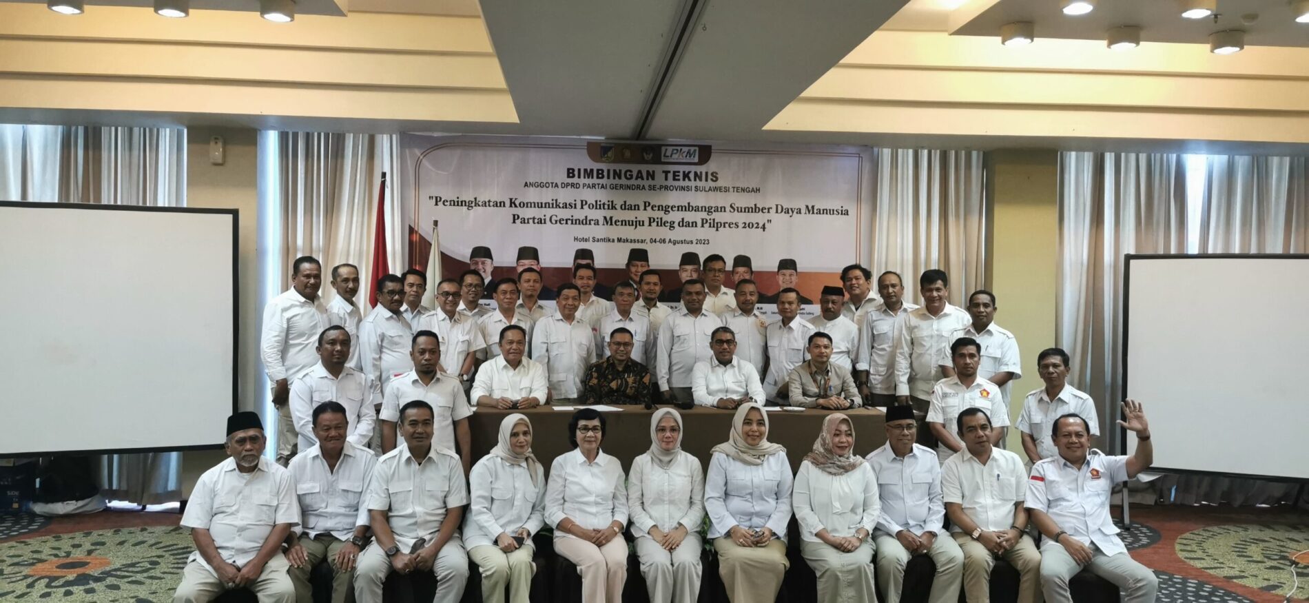 Bimbingan Teknis (BIMTEK) Anggota DPRD Partai Gerindra se-Provinsi Sulawesi Tengah
