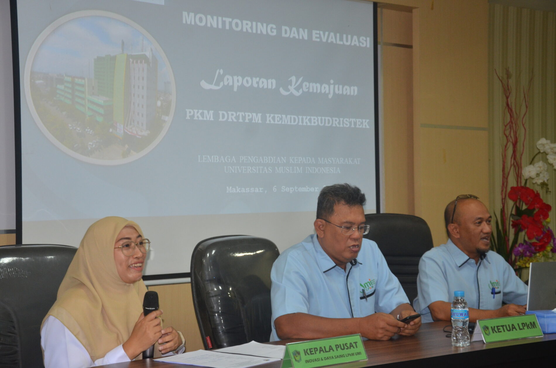 LPkM UMI Selenggarakan MONEV PKM DRTPM KEMDIKBUDRISTEK 2023