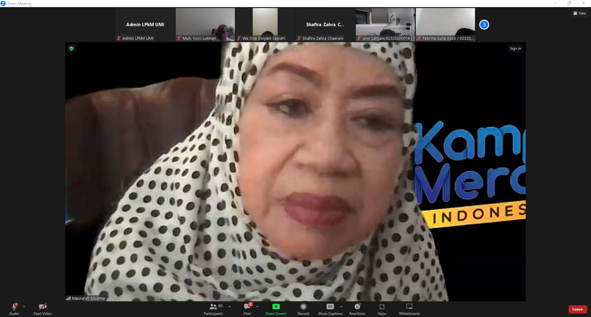 Pembekalan KKN UMI Angkatan 72 Gelombang 5