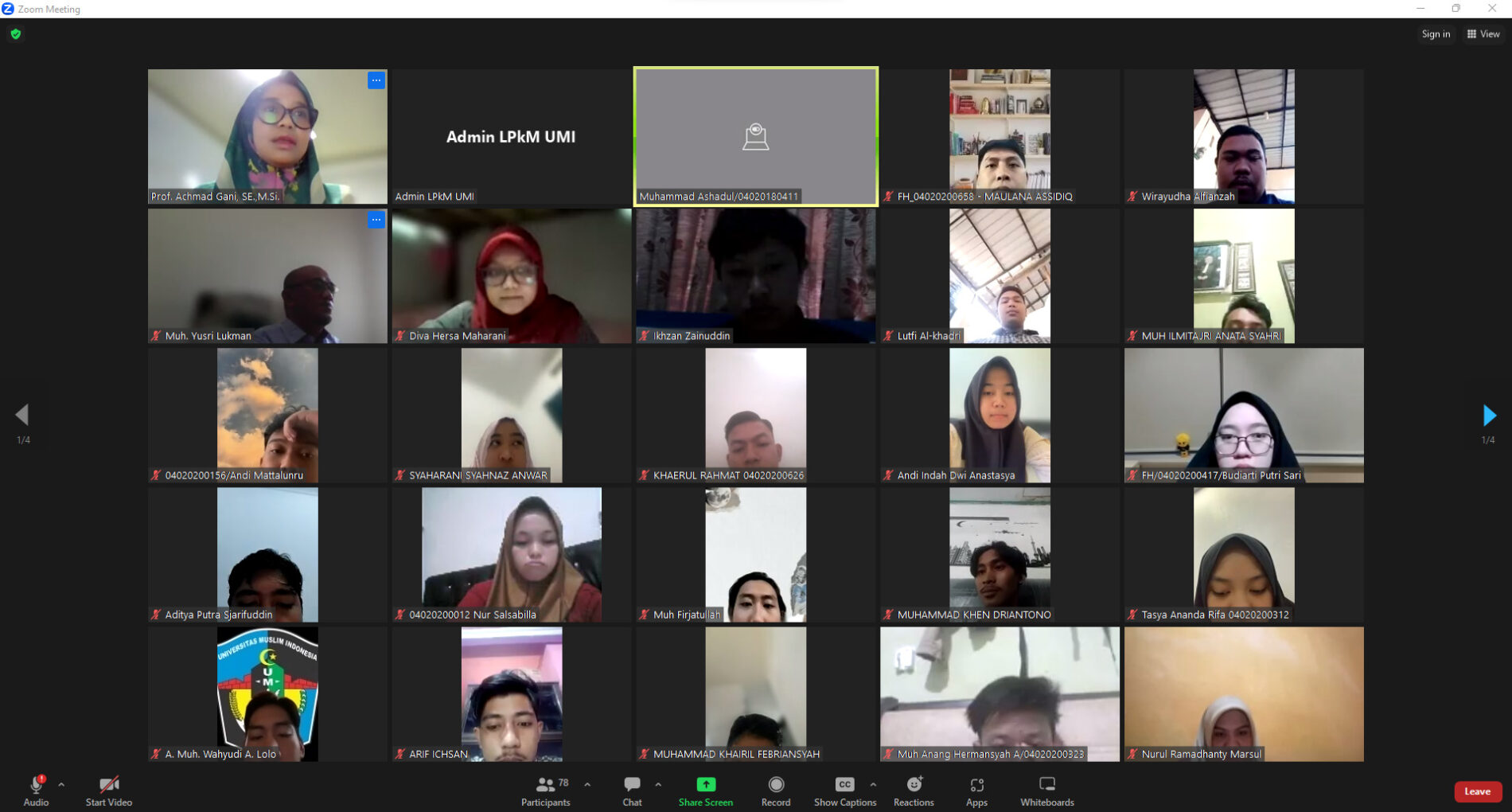 Pembekalan KKN UMI Angkatan 72 Gelombang 6