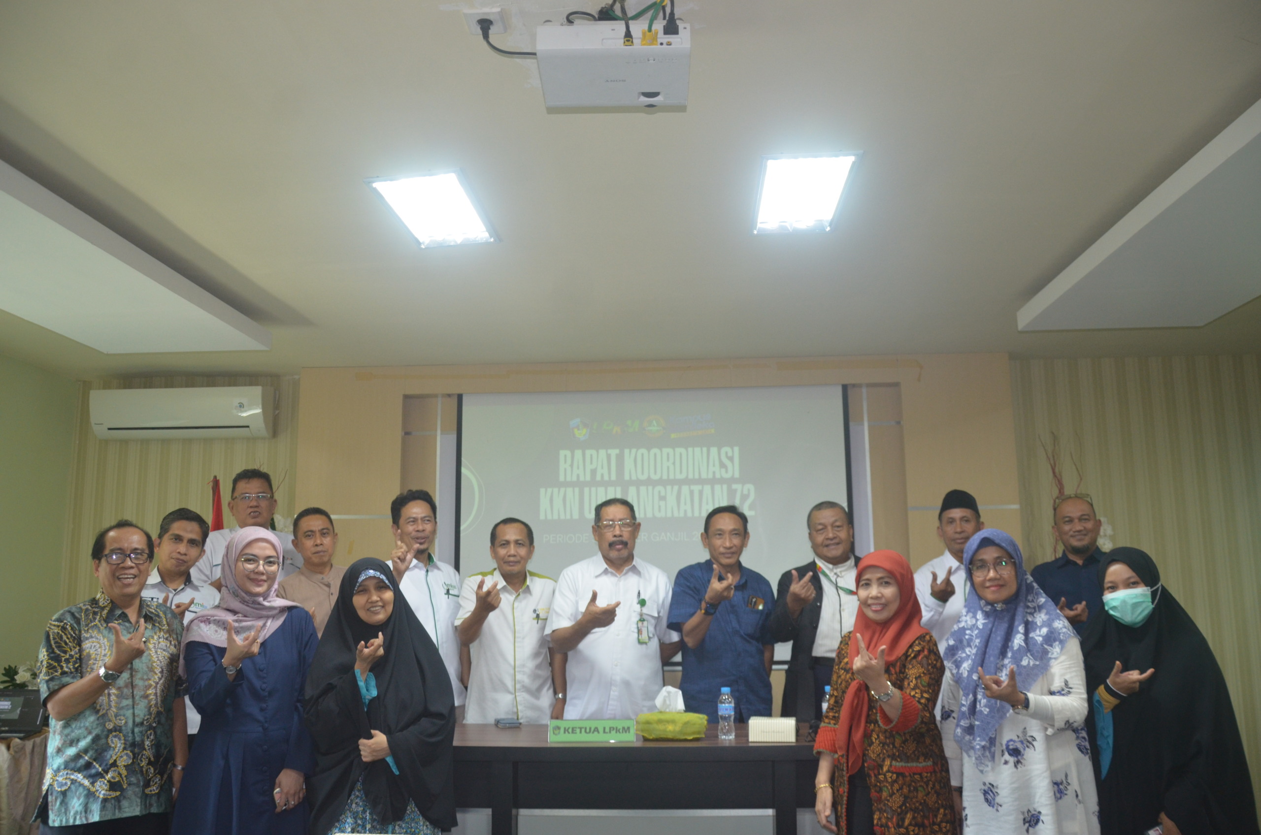 LPkM-UMI Rapat Koordinasi KKN UMI Angkatan 72 Bersama Seluruh WD 1 dalam Lingkup UMI