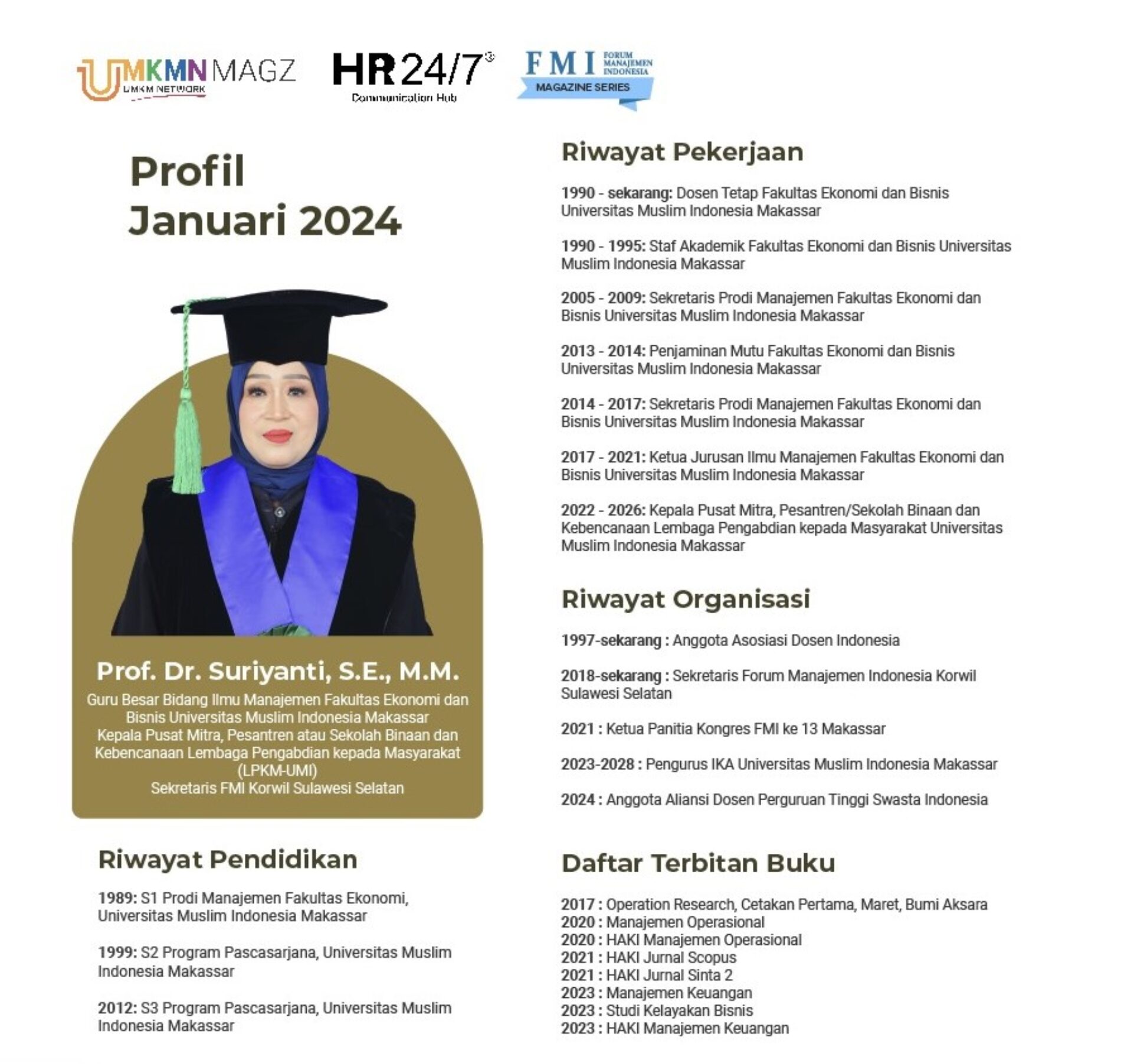 Pentingnya Pengambilan Keputusan Secara Cepat: Keberhasilan Seorang Profesor sebagai Ketua Kongres Forum Manajemen Indonesia secara Hybrid untuk Pertama Kalinya