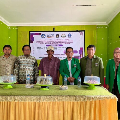 Tim Pengabdian UMI Gelar PKM Pemberdayaan Kelompok Tani Masseddi Ati Melalui Teknologi Edukasi Kesehatan dan Pengolahan Inovasi Produk Olahan Jagung Menuju Desa Sehat Mandiri di Kabupaten Bone