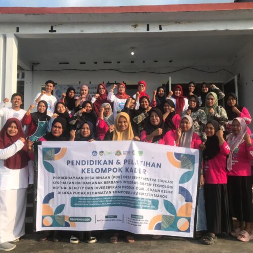 Pemberdayaan Desa Binaan (PDB) Desa Sehat Sentra Edukasi Kesehatan Ibu dan Anak Berbasis Integrasi Sistem Teknologi Virtual Reality dan Diversifikasi Produk Olahan Daun Kelor di Desa Pucak Kecamatan Tompobulu Kabupaten Maros Tahun 2024