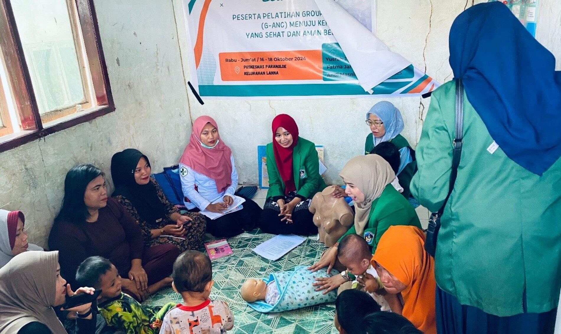 Pembentukan Group Antenatal Care (G-ANC) Menuju Kehamilan yang Sehat dan Aman dengan Bebas Anemia di Puskesmas Parangloe