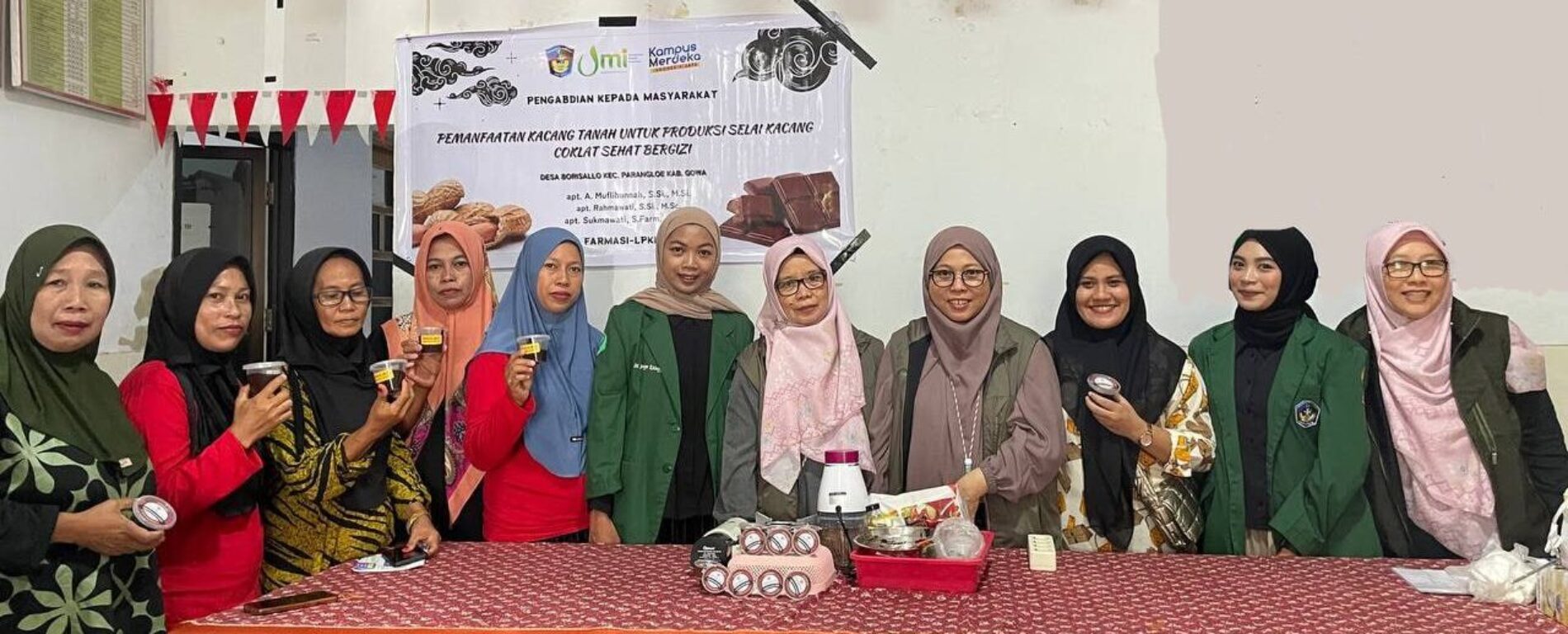 Pemanfaatan Kacang Tanah untuk Produksi Selai Kacang Coklat Sehat Bergizi
