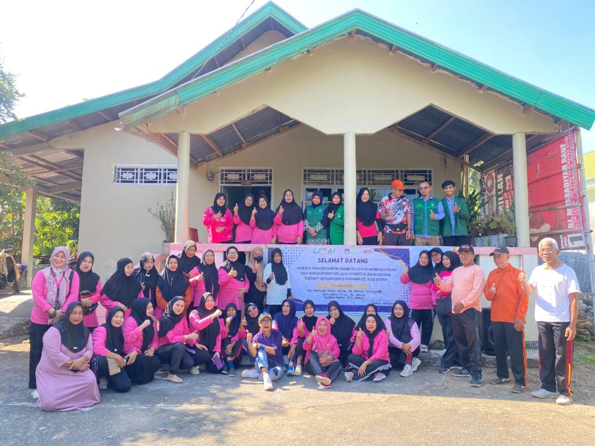 PKM Kelompok Diabetes untuk meningkatkan Self-Management melalui Cognitive Behavioural Therapy di Puskesmas Parangloe, Kab. Gowa