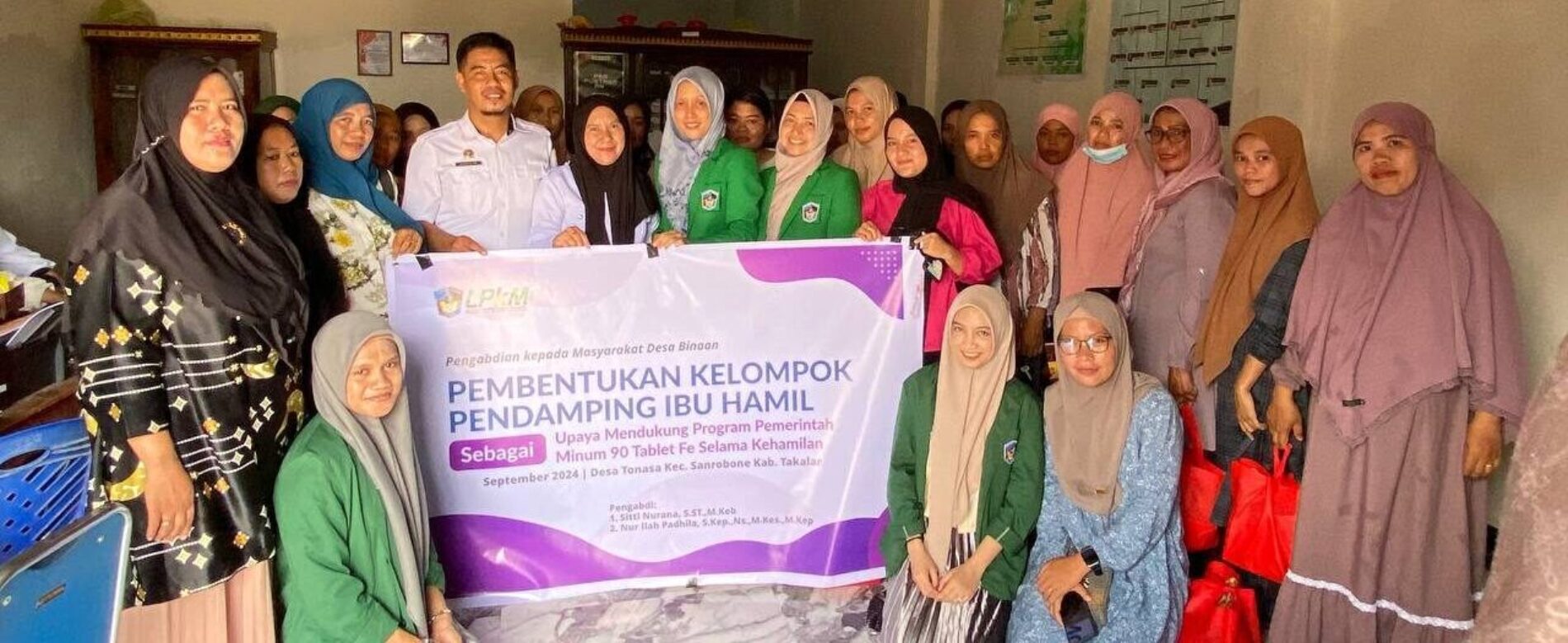 Dosen Universitas Muslim Indonesia Melaksanakan Pengabdian Masyarakat di Desa Binaan UMI : Pembentukan Kelompok Pendamping Ibu Hamil