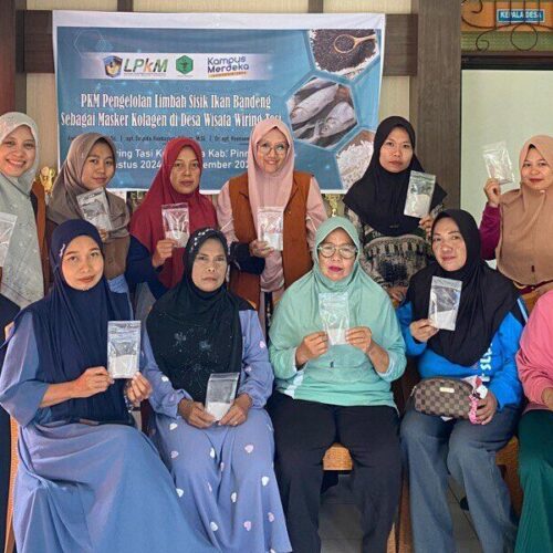 Dosen UMI Mengolah Limbah Sisik Ikan Bandeng sebagai Masker Kolagen