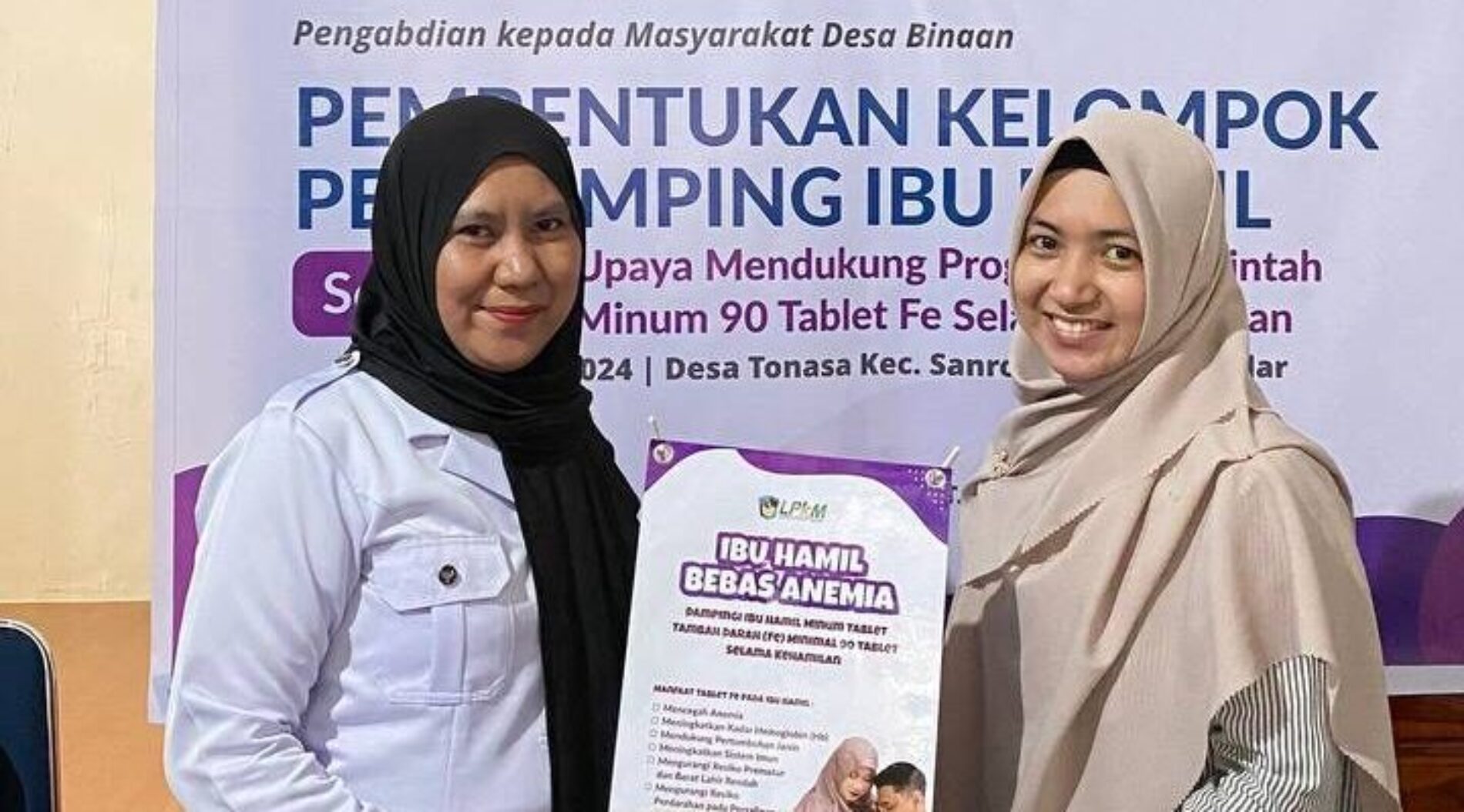 Dosen Universitas Muslim Indonesia Melaksanakan Pengabdian Masyarakat di Desa Binaan UMI : Pembentukan Kelompok Pendamping Ibu Hamil