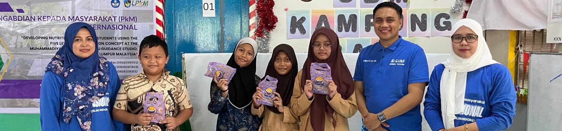 Dosen Fakultas Kesehatan Masyarakat menggelar Kegiatan Pengabdian Kepada Masyarakat (PKM) Internasional “Developing Nutrition Awereness Students Using The Five Levels Of Prevention Concept at The Muhammadiyah Kampung Bharu Guidance Studio, Kuala Lumpur, Malaysia”