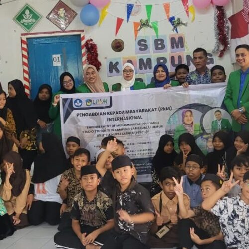 Dosen Fakultas Kesehatan Masyarakat menggelar Kegiatan Pengabdian Kepada Masyarakat (PKM) Internasional “Empowerment Of Muhammadiyah Guidance Studio Students In Kampung Baru Kuala Lumpur As Little Nurse Cadres (Percil)”