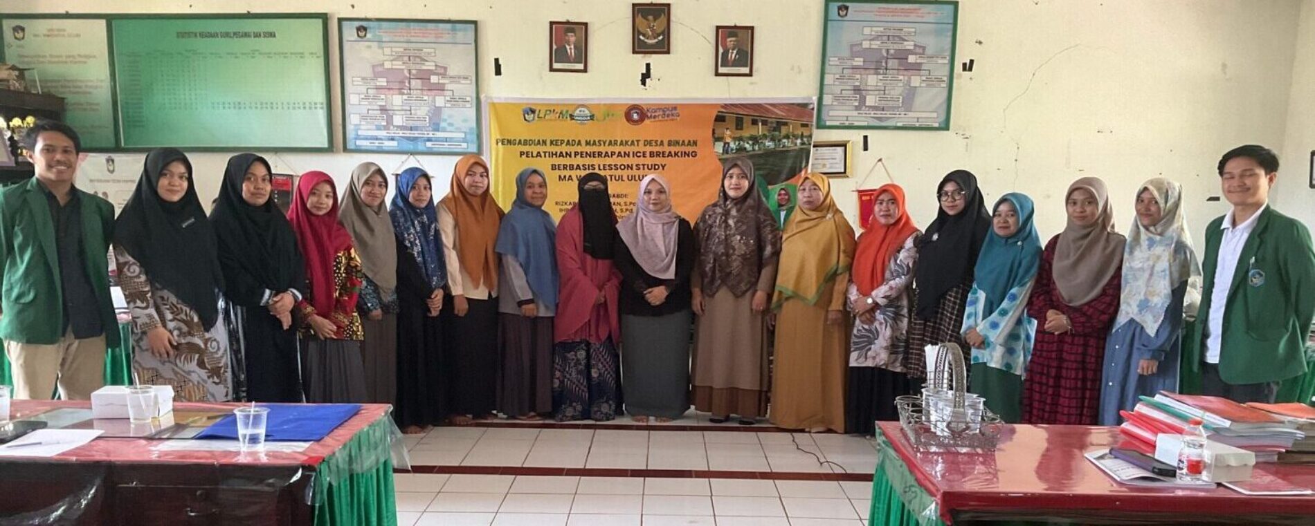 Pelatihan Ice Breaking Berbasis Lesson Study untuk Guru MA Wihdatul Ulum: Membangun Kelas yang Aktif dan Interaktif