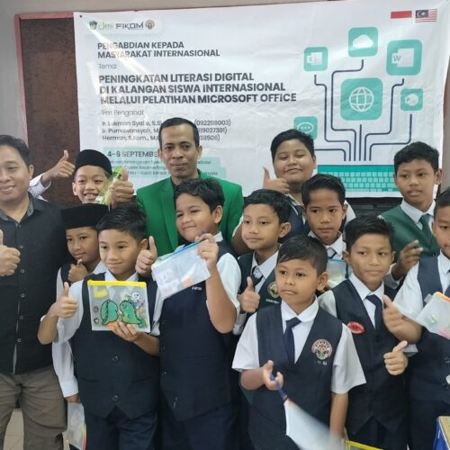 FIKOM UMI Tingkatkan Kompetensi Digital Siswa Malaysia Melalui Program Pelatihan