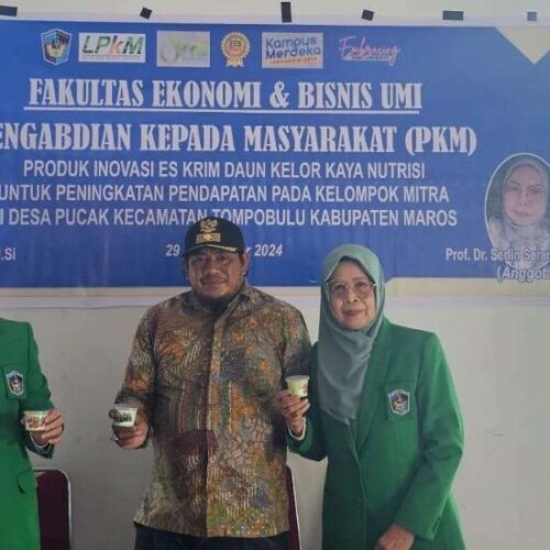 Es Krim Daun Kelor Dikembangkan oleh Dosen UMI Makassar