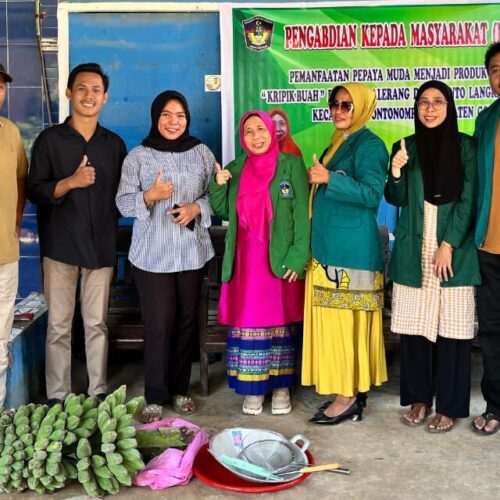 Pemanfaatan Pepaya Muda menjadi Produk Olahan “Keripik Buah” di Dusun Alerang, Desa Bontolangkasa Selatan, Kecamatan Bontonompo, Kabupaten Gowa