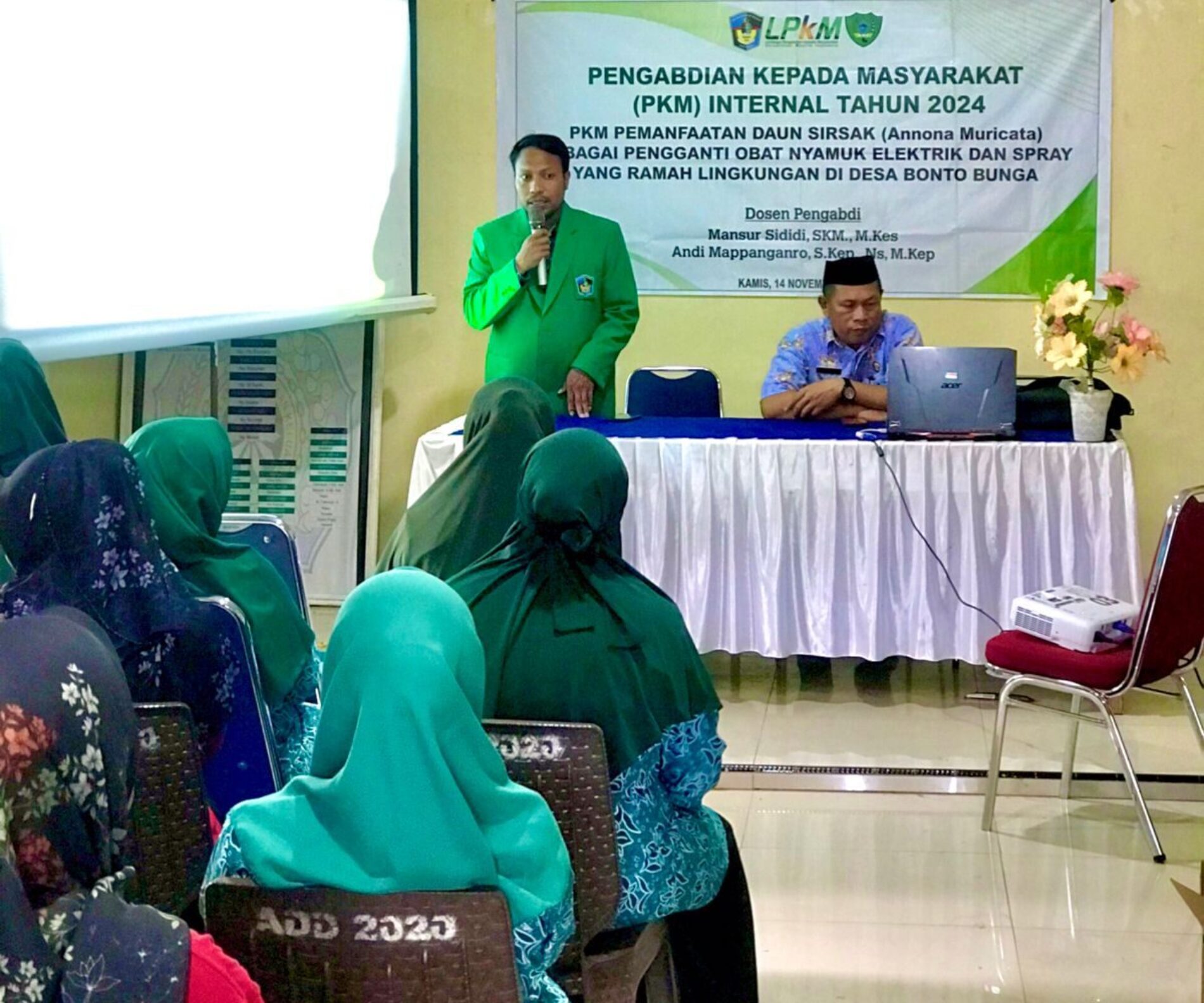PKM Pemanfaatan Daun Sirsak (Annona muricata) Sebagai Pengganti Obat Nyamuk Elektrik dan Spray yang Ramah Lingkungan