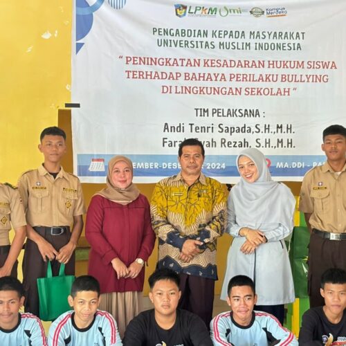 Peningkatan Kesadaran Hukum Terhadap Bahaya Perilaku Bullying di Lingkungan Sekolah