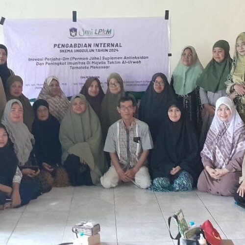 Pemberdayaan Ibu-Ibu Majelis Taklim Al-Urwah Tamalate Makassar melalui Inovasi Perjahe-Dm (Permen Jahe) Suplemen Antioksidan dan Peningkat Imunitas