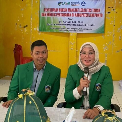 Dosen UMI melakukan Penyuluhan Hukum Terhadap Pelaku Penipuan Arisan Online di Jeneponto