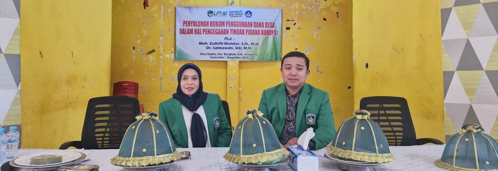 Dosen UMI melakukan Penyuluhan Hukum Penggunaan Dana Desa dalam Hal Pencegahan Tindak Pidana Korupsi di Jeneponto