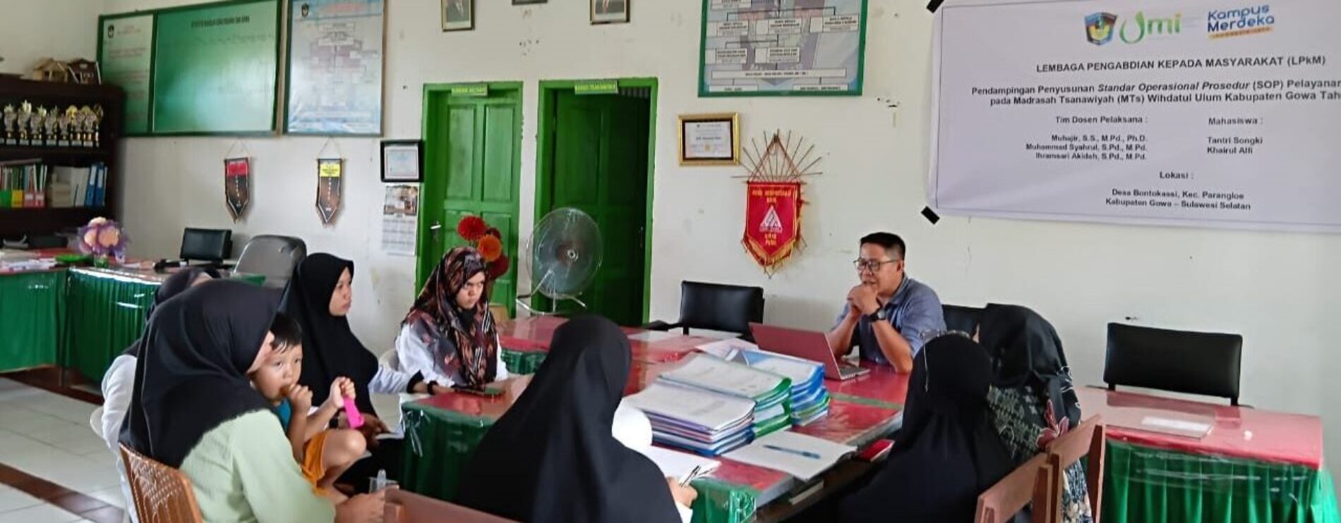Pendampingan Penyusunan Dokumen SOP Akademik Tingkatkan Kapasitas dan Kualitas Pengelolaan Pendidikan di MTs Wihdatul Ulum Bontokassi Parangloe