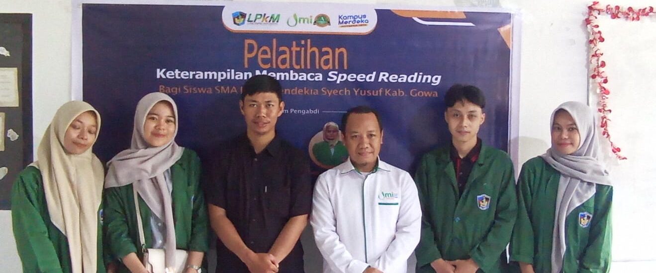 Dosen PBSI UMI Memberikan Pelatihan Metode Speed Reading di SMA Insan Cendekia Syech Yusuf