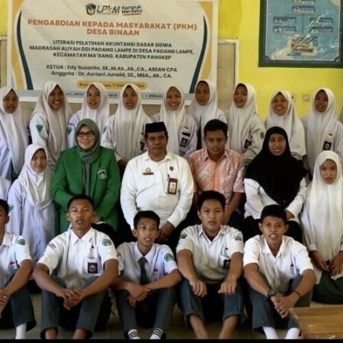 Pelatihan Dasar Akuntansi Pada Mahasiswa Madrasah Aliyah DDI Padang Lampe
