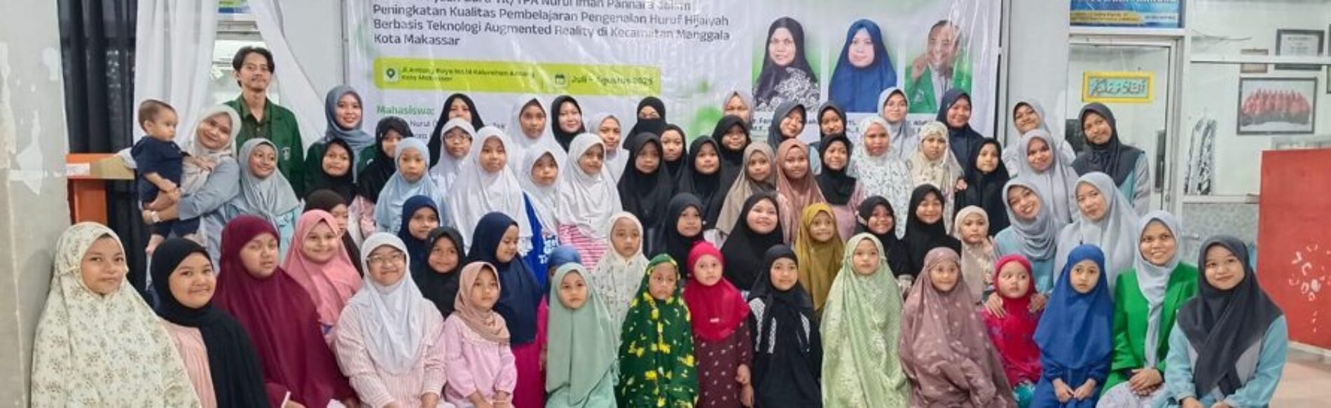 Dosen Pengabdi dari UMI Makassar Dampingi Guru TK/TPA Nurul Iman Pannara Implementasikan AR untuk Pembelajaran Huruf Hijaiyah bagi Santri