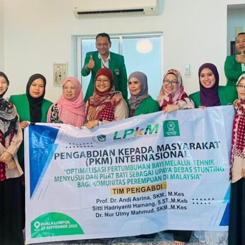 PKM Optimalisasi Pertumbuhan Bayi Melalui Teknik Menyusui dan Pija Bayi Sebagai Upaya Bebas Stunting bagi Komunitas Perempuan di Malaysia