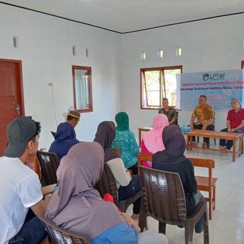 TEKNOLOGI BUDIDAYA KEPITING BERTELUR