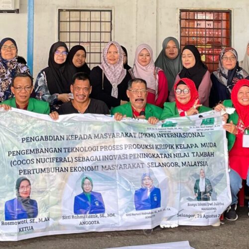 PENGEMBANGAN TEKNOLOGI PROSES PRODUKSI KRIPIK KELAPA MUDA (COCOS NUCIFERAL) SEBAGAI INOVASI PENINGKATAN NILAI TAMBAH PERTUMBUHAN EKONOMI MASYARAKAT , SELANGOR, MALAYSIA.