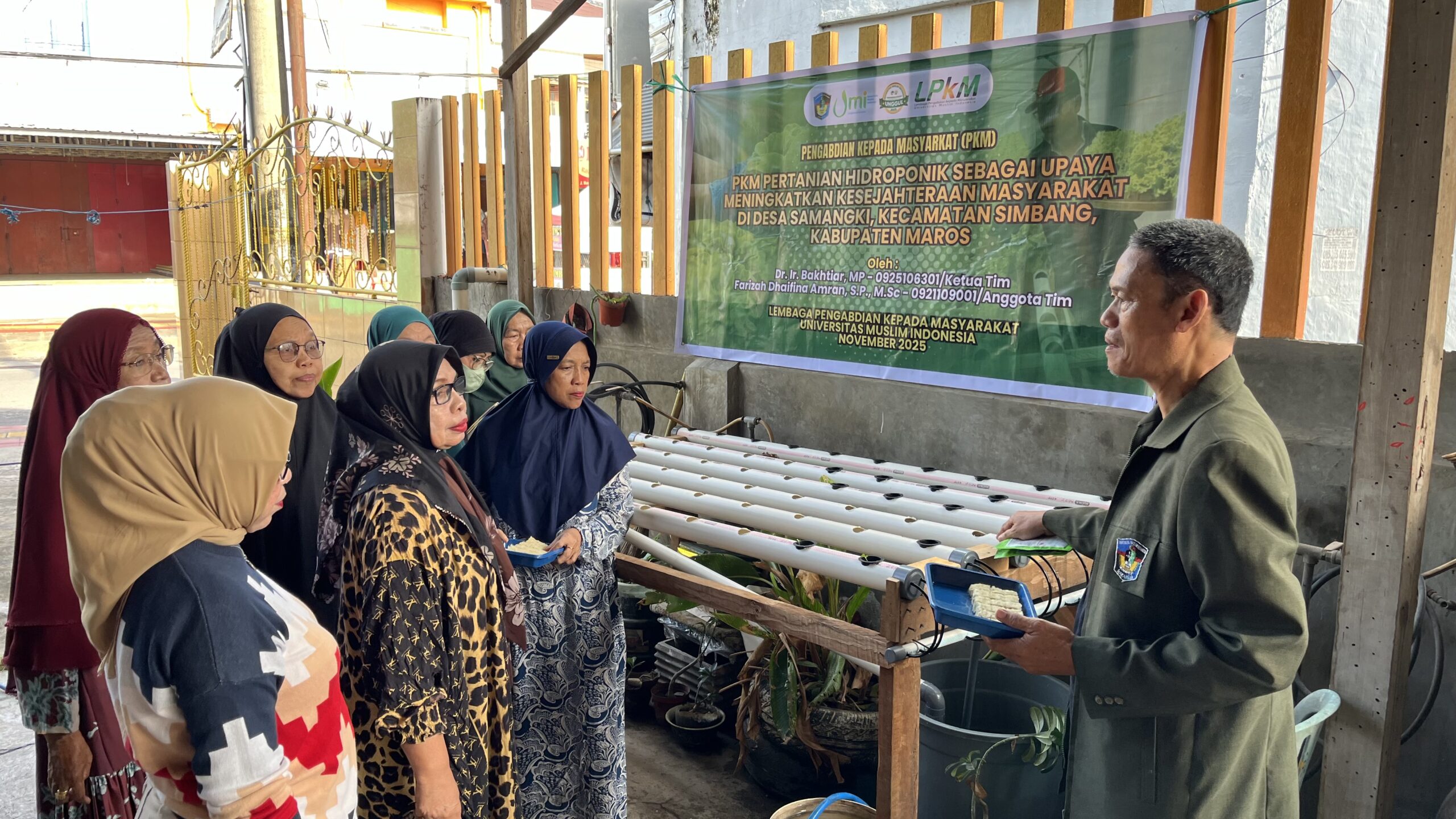 PKM Pertanian Hidroponik Sebagai Upaya Meningkatkan Kesejahteraan Masyarakat Di Desa Samangki, Kecamatan Simbang, Kabupaten Maros
