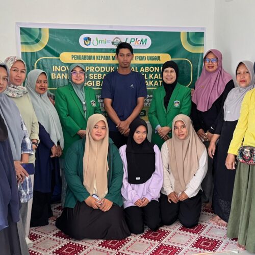 PkM Inovasi Produk Halal Abon Ikan Bandeng Sebagai Sumber Kalsium Tinggi Bagi Masyarakat