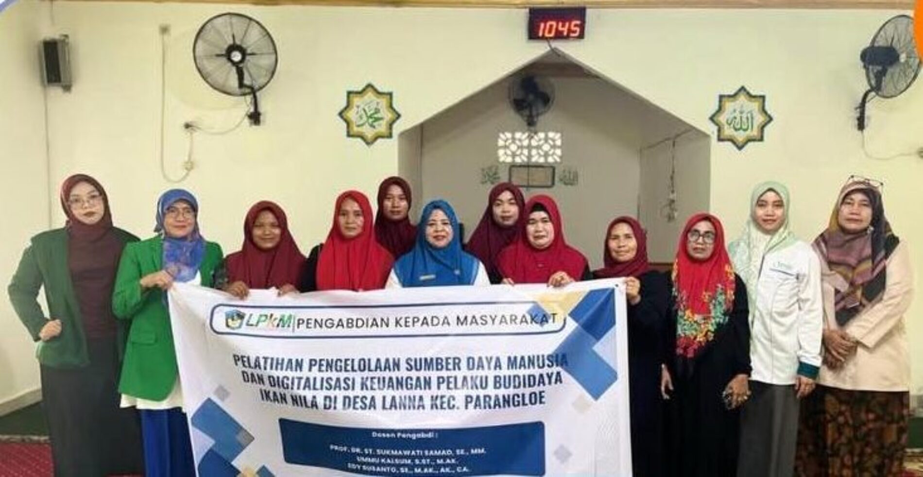 Pelatihan Pengelolaan Sumber Daya Manusia dan Digitalisasi Pencatatan Keuangan Pelaku Budidaya Ikan Nila Di Desa Lanna Kecamatan Parangloe