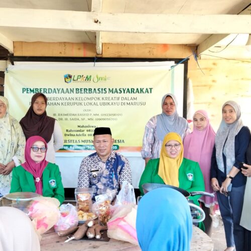 Dosen Fakultas Pertanian dan Bioremediasi Lahan Tambang Melakukan Pengabdian Kepada Masyarakat Melalui Pemberdayaan Kelompok Kreatif dalam Pengolahan Kerupuk Ubikayu