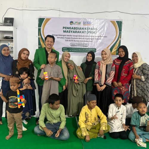 Pengembangan Media Terapi Motorik Halus Anak Autis Berbasis Simulasi Proses Produksi Mini di Sekolah Luar Biasa (SLB) Autis Bunda Kota Makassar