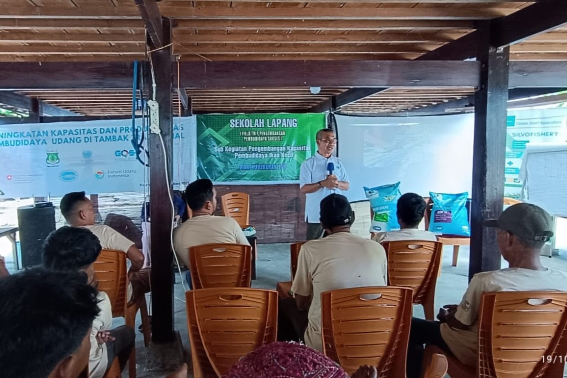 Penerapan Teknologi Probiotik pada Penggelondongan Udang Vaname