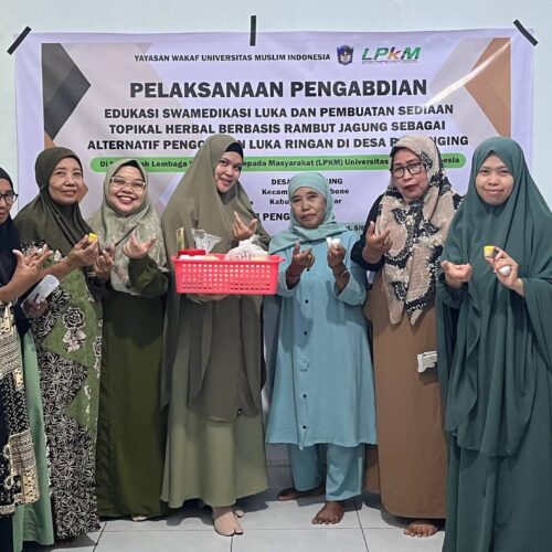 Edukasi Swamedikasi Luka Dan Pembuatan Sediaan Topikal Herbal Berbasis Rambut Jagung Sebagai Alternatif Pengobatan Luka Ringan Di Desa Paddinging