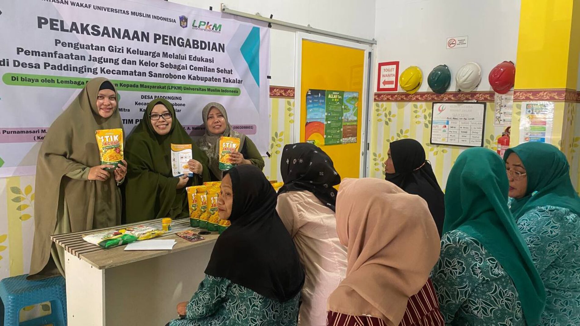 PENGUATAN GIZI KELUARGA MELALUI EDUKASI PEMANFAATAN JAGUNG DAN KELOR SEBAGAI CEMILAN SEHAT DI DESA PADDINGING KECAMATAN SANROBONE KABUPATEN TAKALAR