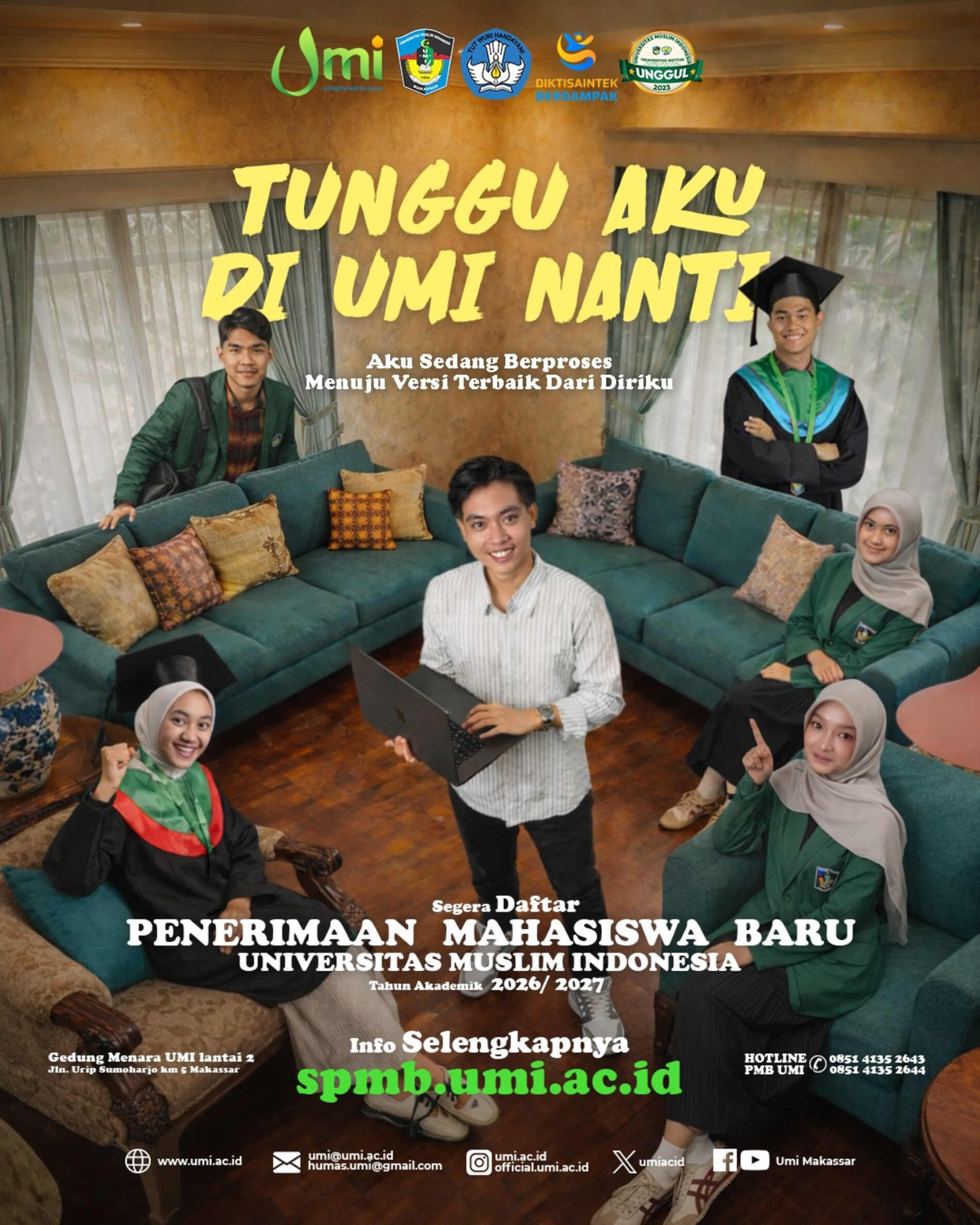 Penerimaan Mahasiswa Baru Tahun Akademik 2026/2027 telah dibuka