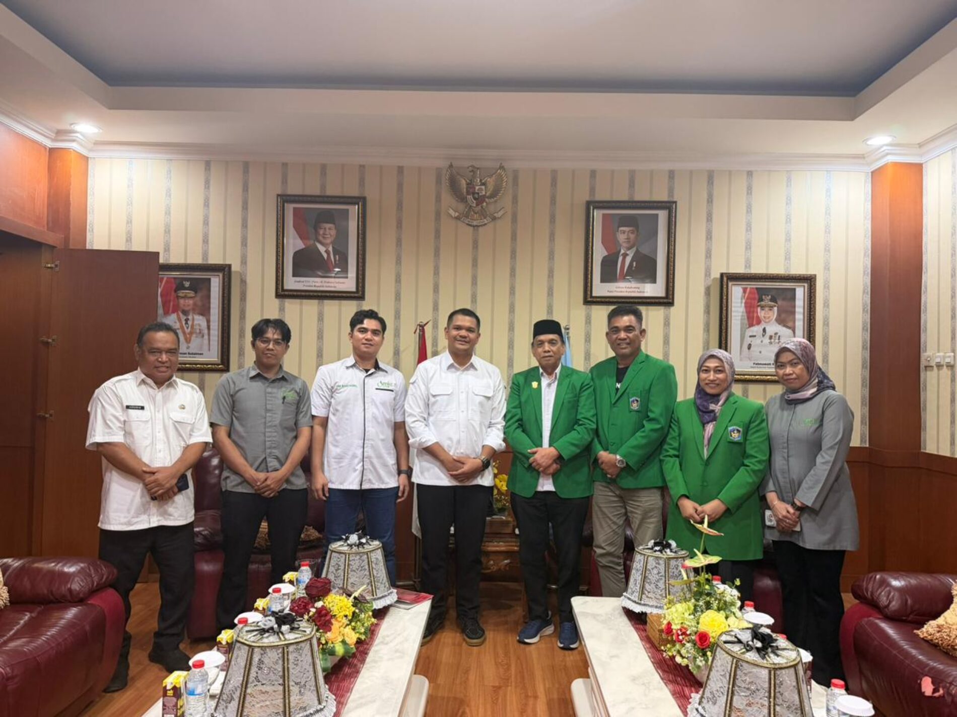 Audiens bersama Bupati Kabupaten Bantaeng untuk Penempatan Mahasiswa Kuliah Kerja Nyata Tematik Angkatan 77 Universitas Muslim Indonesia