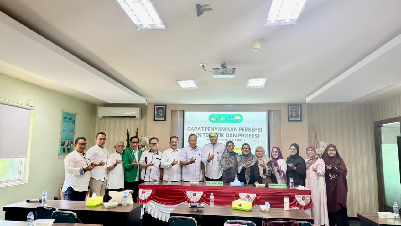 LPkM UMI Gelar Rapat Penyamaan Persepsi KKN Tematik dan Profesi Bersama 13 Fakultas
